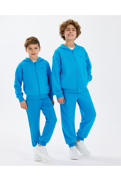 SKECHERS B Essentials Jogger Sweatpant Büyük Erkek Çocuk Mavi Eşofman Altı SK232066-315