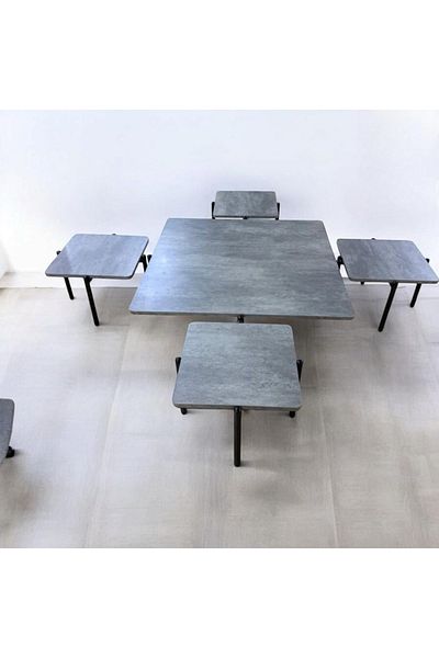 DEC13 Modern and elegant design 4+1 serving table set