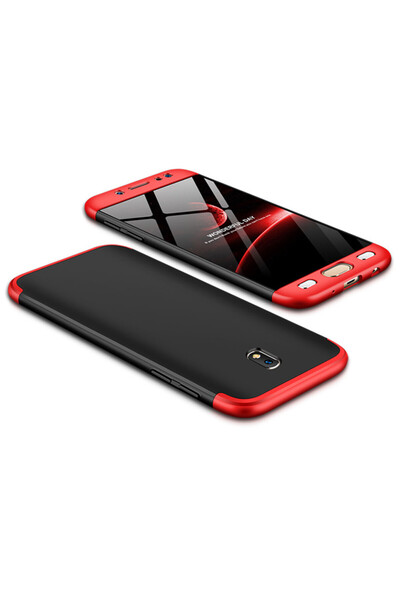BLACK Θήκη Full Cover 360 GKK Samsung Galaxy J3 2017 J330, J3 Pro 2017 - Μαύρ...