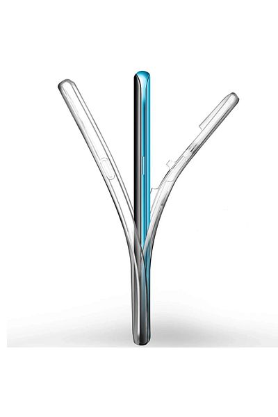 OEM Carcasă completă TPU 360° (față + spate) pentru Samsung Galaxy S10+, Transparentă