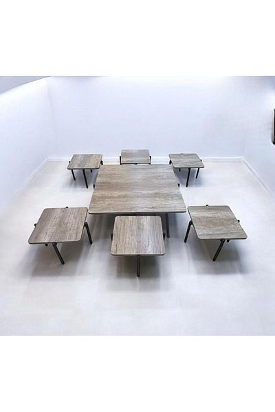 DEC13 6+1 service tables with a modern and distinctive design