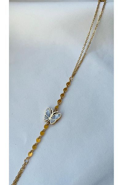 ESDE Stylish and Elegant Steel Non-Tarnishing Shahmeran with Butterfly Detail