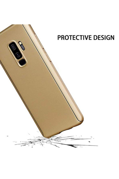 Gold Husă MyStyle Gold Full Body pentru Samsung Galaxy S9 Plus, acoperire com...