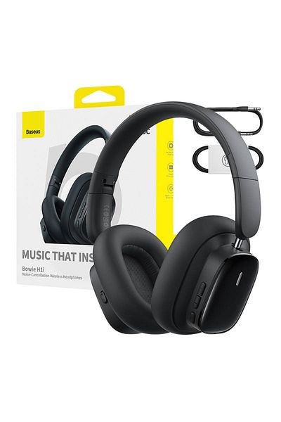 Baseus Căști over-the-ear Baseus Bowie H1i, wireless, Bluetooth 5.3, ANC, autonomie 100 de ore