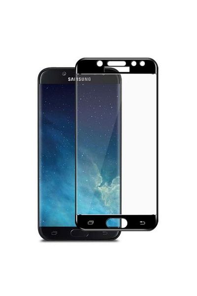 BLACK Folie de protecție din sticlă securizată Samsung Galaxy J7 2017 5D Negru