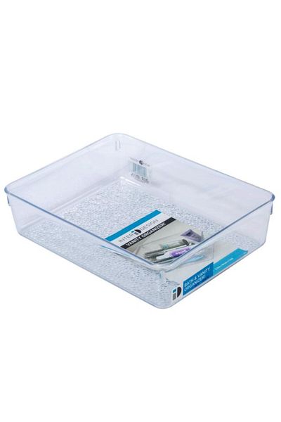 Generic InterDesign Rain Grand Tray Clear 49350