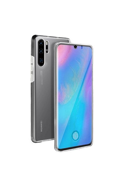 OEM Husă pentru Huawei P30 Pro - Full Body, Gekko 360° (față+spate) - silicon+plastic, TRANSPARENTĂ