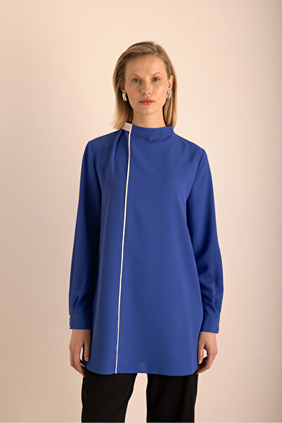 Aker Biye Detaylı Dokuma Tunik