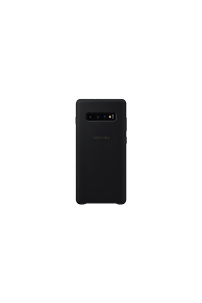 BLACK Силиконов защитен калъф за Samsung Galaxy S10, ултратънък, черен
