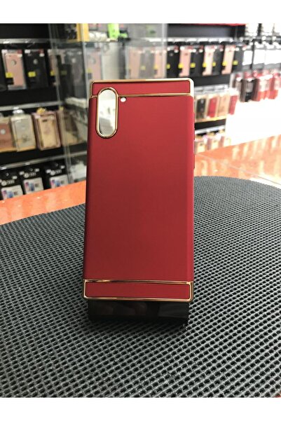 OEM Калъф за Samsung Galaxy Note 10 Plus, MyStyle Elegance Luxury 3в1, Червен