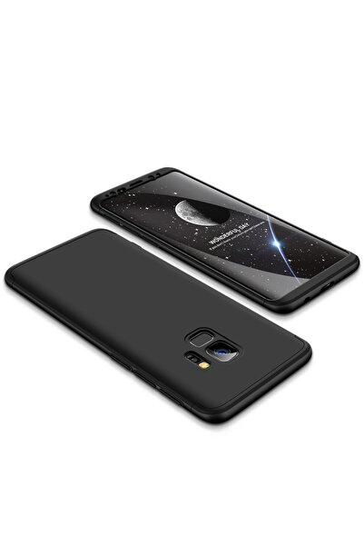 BLACK Θήκη Full Cover 360 GKK για Samsung Galaxy S9 - Μαύρη