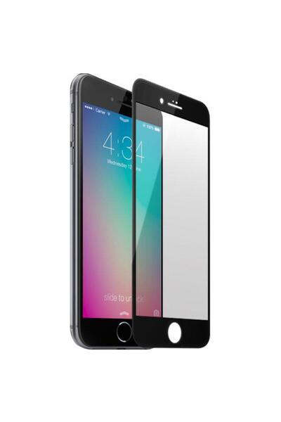 BLACK Folie de sticlă 3D, Apple iPhone 6/6S, acoperă întregul ecran, neagră