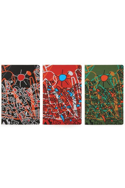 Tohum Otizm Vakfı Mustafa Birdal Tasarımlı Üçlü Defter Seti