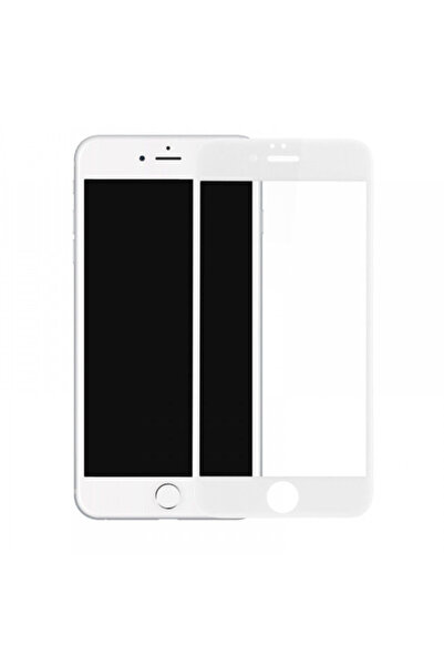 WHITE Folie de sticlă cu acoperire completă pentru iPhone 6 / 6S, albă