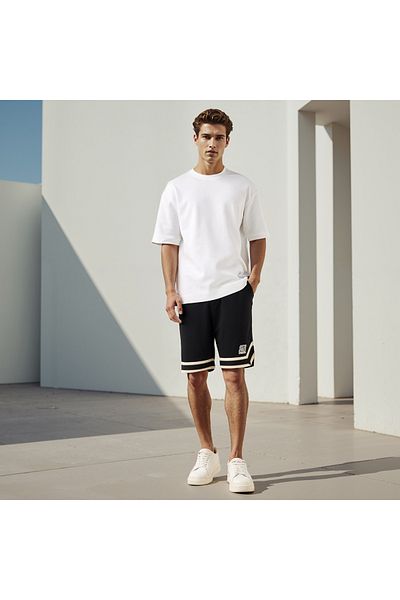 Starter Contrast Detail Flexi Waist Shorts with Pockets
