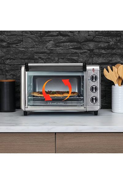 RUSSELL HOBBS Express Mini Air Fryer Oven, 5 Functions Countertop Convection Oven, Grill & Air Fryer