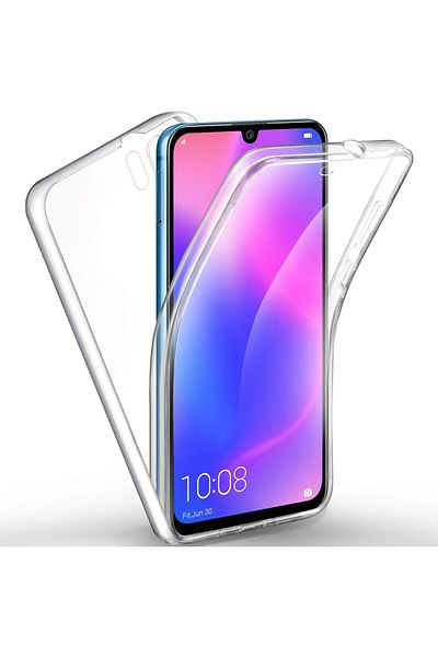 OEM Carcasă de telefon 360°, TPU/PC, compatibilă cu Huawei P30 Pro, transparentă