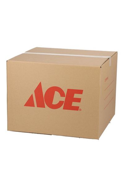 Generic صندوق تغليف مموج بتصميم قابل للطي مزدوج الجدار من ACE باللونين البني والأحمر مقاس 24 × 24 بوصة