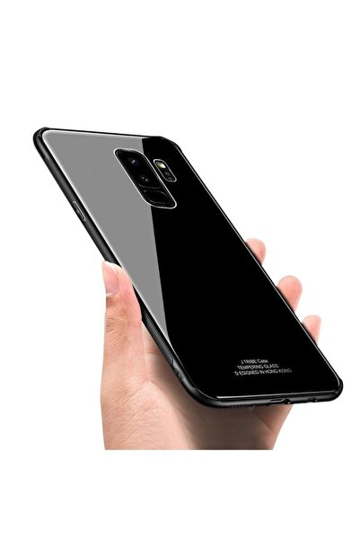 BLACK Θήκη για Samsung Galaxy S8, Πίσω γυαλί MYSTYLE, θήκη με πίσω μέρος από ...