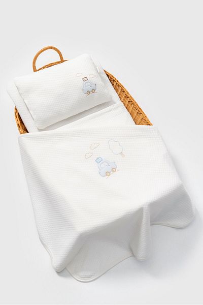 Bebitof Cute Suitcase Car Pattern 0-24 Months 3 Piece Changing Set
