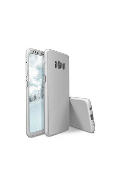 Silver Carcasă FullBody argintie pentru Samsung Galaxy S9, acoperire completă la 360 de grade