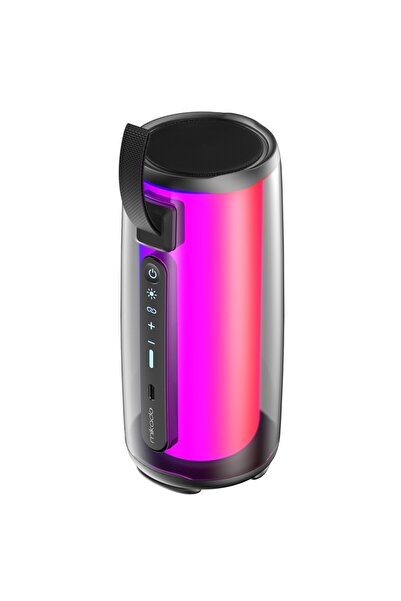 Mikado MD-17BT Capella Siyah 10W 1 RGB Mikrofonlu Transparan/Bt/TF Kart/Aux/Usb TWS 1800 mAh Batarya