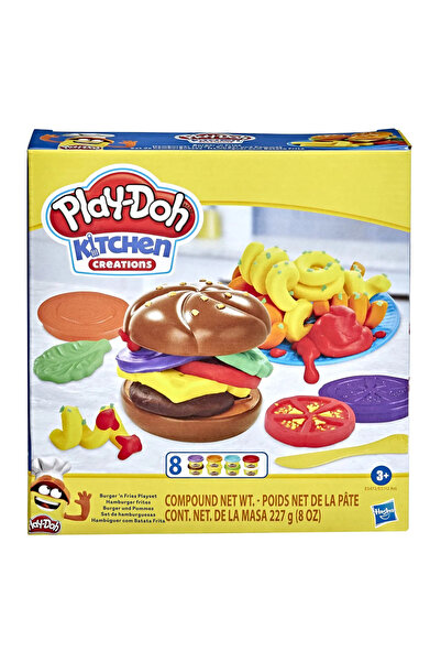 Hasbro PLAY DOH KITCHEN CREATIONS HAMBURGER COOKING SET