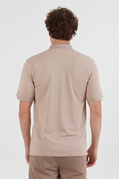 Fulla Moda Μπλουζάκι Basic Polo Neck με μισό φερμουάρ