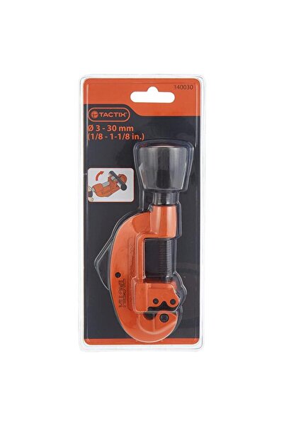Generic Tactix Professional Alloy Steel Blade Tube Cutter Orange and Black 3-30mm 340030