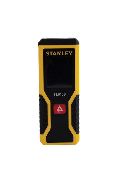 Generic Stanley Compact Laser Measurer Black and Yellow 15m STHT1-77409