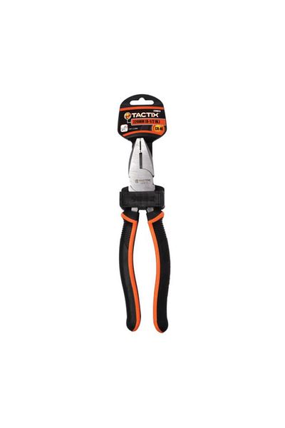 Generic Tactix Non Slip Handle Side Cutting Lineman Plier Multicolor 8.5inch 200013