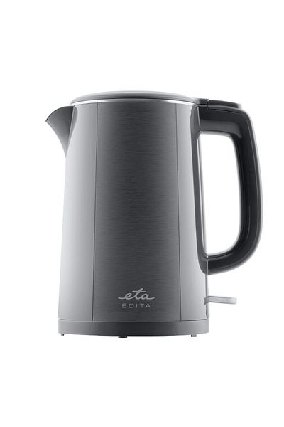 ETA Electric kettle ETA Edita 8595 90020, 1.5 liters, 2200W, stainless steel, double walls, gray