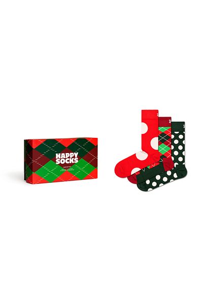 Happy Socks 3-Pack Holiday Classics Gift Set