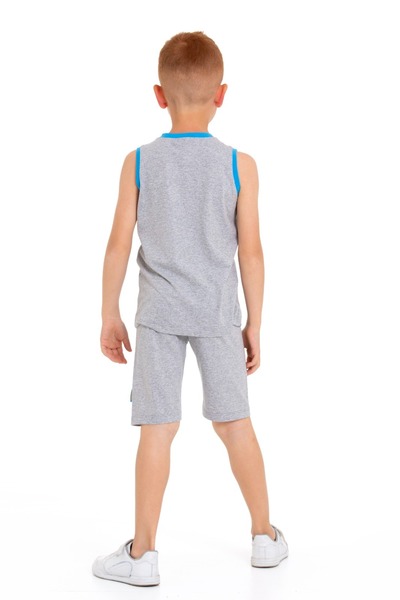 CiciTime Çocuk Modası Boy's Capri Casual Set with Summer Shorts