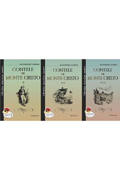 Editura Cartex Contele de Monte Cristo (3 volume), Alexandre Dumas