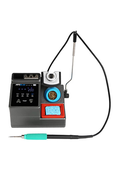 GÜMRÜK BEY Aifen A9 Lehimleme İstasyonu Lehim Havya Seti Dijital Havya İstasy...