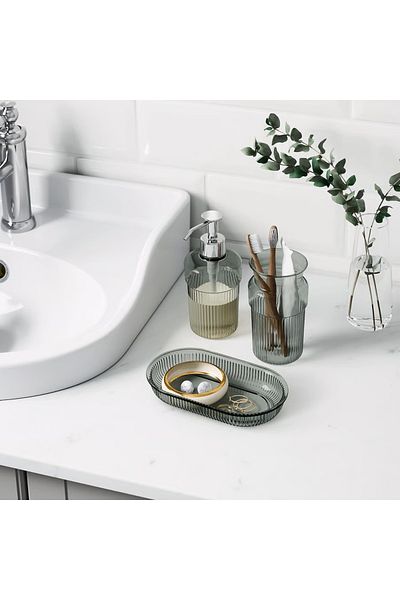 IKEA 3-piece bathroom set, gray