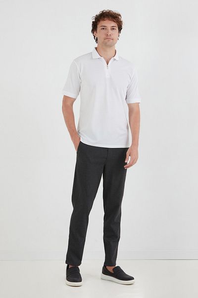 Fulla Moda Tie Waist Jogger Fabric Trousers