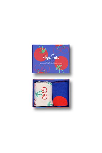 Happy Socks 2-Pack Cherries Socks Gift Set