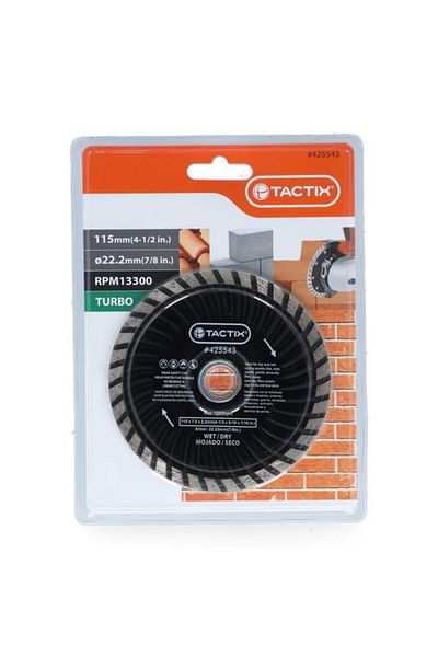 Generic Tactix Turbo Diamond Cutting Disc 115mm
