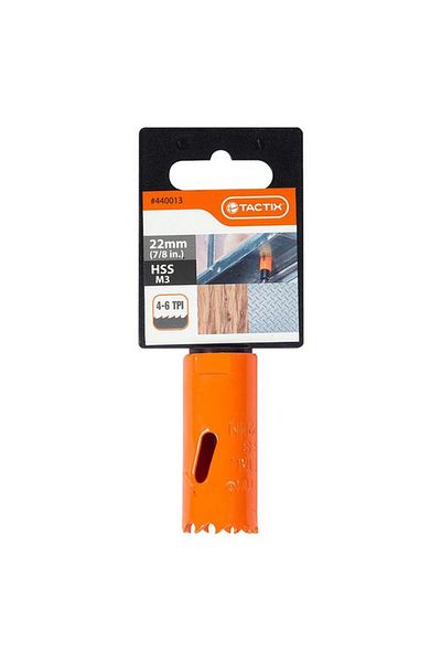 Generic Tactix Bimetallic Cup Saw Orange and Black 56 x 22mm