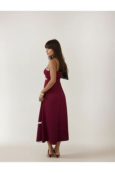 MAYELN Erica Strap Midi Dress - Stylish Summer Design, Comfortable Fit