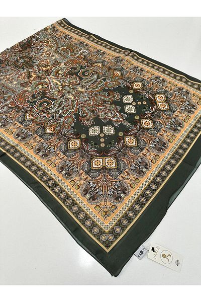 HAREM SCARF Μεταξένιο σάλι με μοτίβο Harem Voile HVD0103