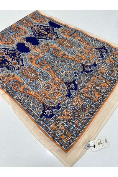 HAREM SCARF Μεταξένιο σάλι με μοτίβο Harem HVD0302