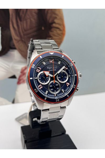 Ferrucci Men &Apos; S Sports Watch Waterproof with 2 Years Warranty Fcf03454M