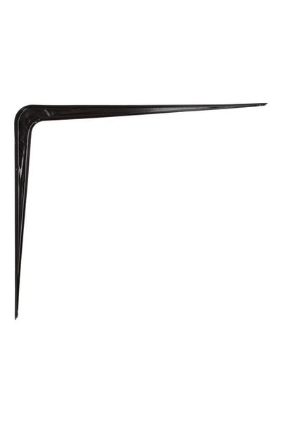Generic ACE Wall Mount Decorative Steel Shelf Bracket Brown 10 x 14inch 5603006