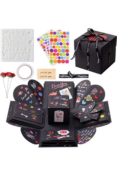 intrend Creative gift box Intrend, Handmade, Customizable, Special occasions, 20 x 17 x 13 cm, Black