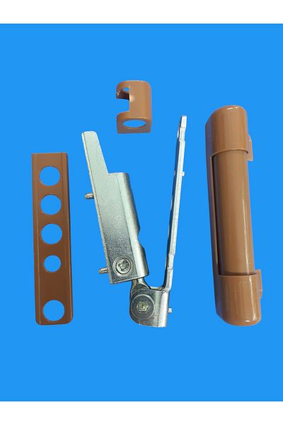 Vorne Pi̇mapen Double Opening Door and Window Bottom Hinge 1 Piece Brown Color
