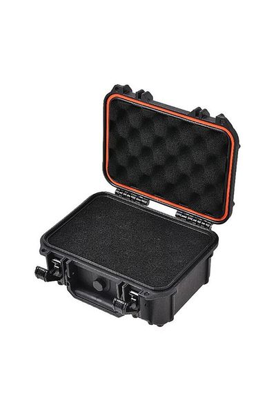 Generic Tactix Portable Tough Equipment Box Black and Orange 55.7 x 44.7cm