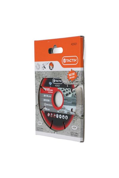 Generic Tactix Durable Break-Resistant Round Diamond Polishing Disc 105 x 22.23mm